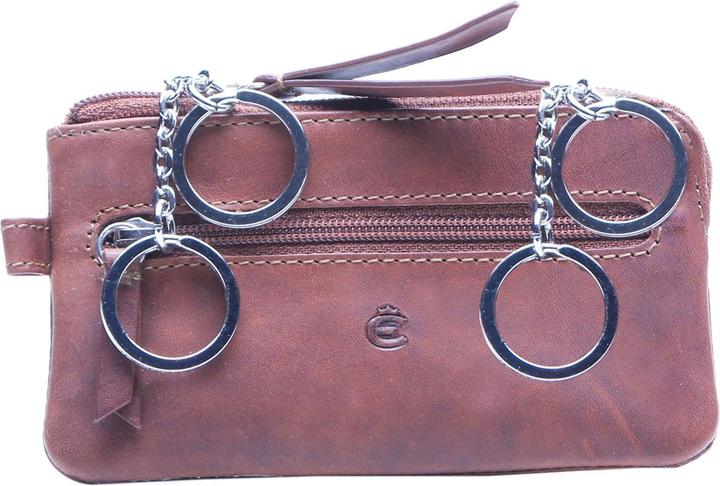 Actual product image Esquire Dallas leather key case 13.5 cm