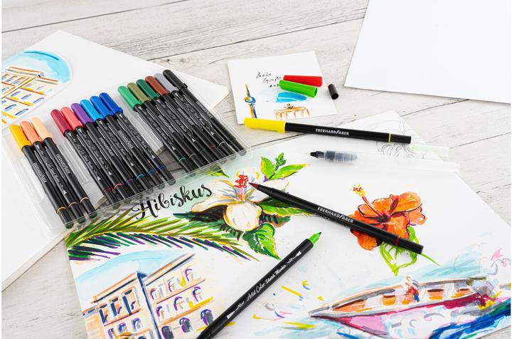 Productafbeelding EberhardFaber Vezelstiften Sketch Marker Artist Color 18 stuks (Veelkleurig, 18 x)