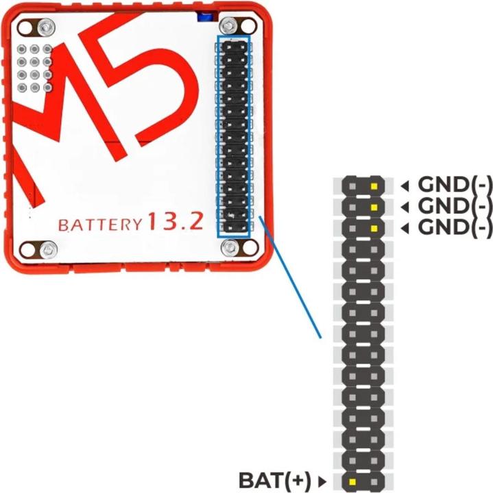 Actual product image M5Stack Battery module 13.2 1500 mAh