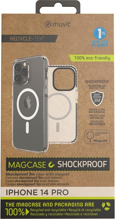 Muvit Mobile phone case for Change iPhone 14 Pro disc storage (1 pcs., Apple iPhone 14 Pro)