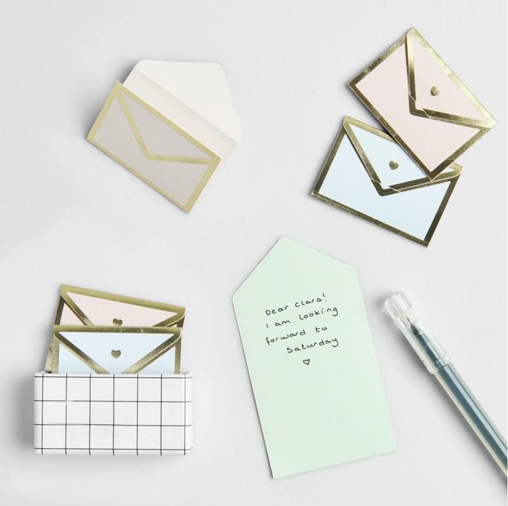 Image du produit Rico Design Mini Briefe Pastell (3.5 centimètres x 5.0 centimètres, 8x)