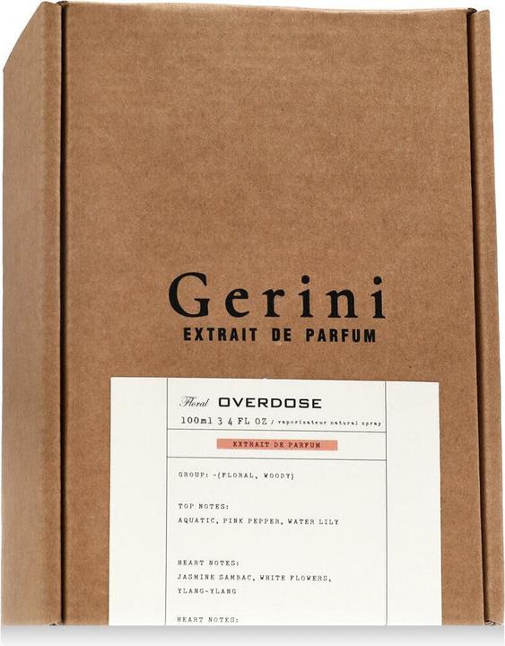 Actual product image Gerini Floral Overdose (Extrait De Parfum, 100 ml)