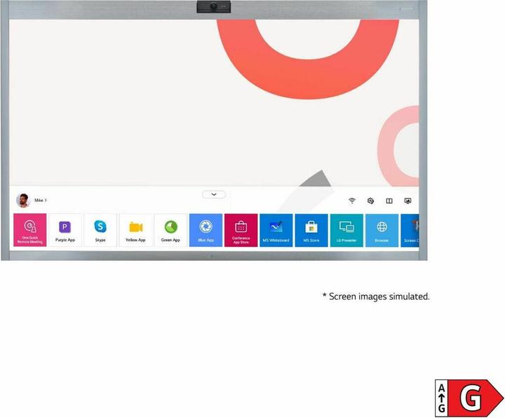 Actual product image LG One:Quick Works (3840 x 2160 Pixels, 55")