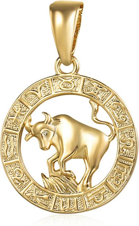 Image du produit JVD Pendentif taureau plaqué or SVLP0713XH2GOBY