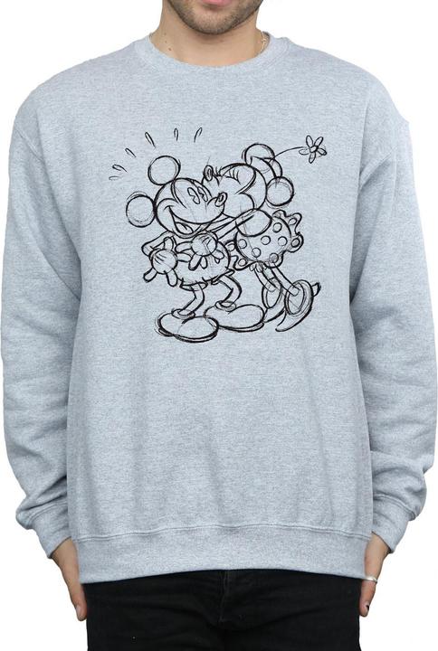 Produktbild Disney Mickey And Minnie Mouse Kiss Sketch Sweatshirt (XXL)
