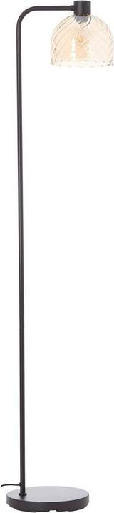 Produktbild Brilliant Castro Stehleuchte 140cm schwarz/bernstein (E27)