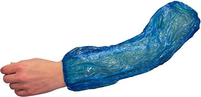 Actual product image Sleeve protector PE blue 40x20 MM