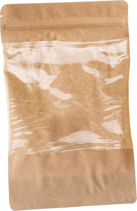 Image du produit Efco Sachets à fond plat Doypack avec fenêtre, papier kraft, 25 pièces (Coffret cadeau, 25 x)