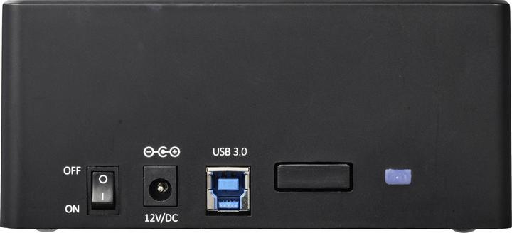 Actual product image Renkforce RF-5576396 USB 3.2 Gen 1 (USB 3.0) SATA hard drive docking station with clone function