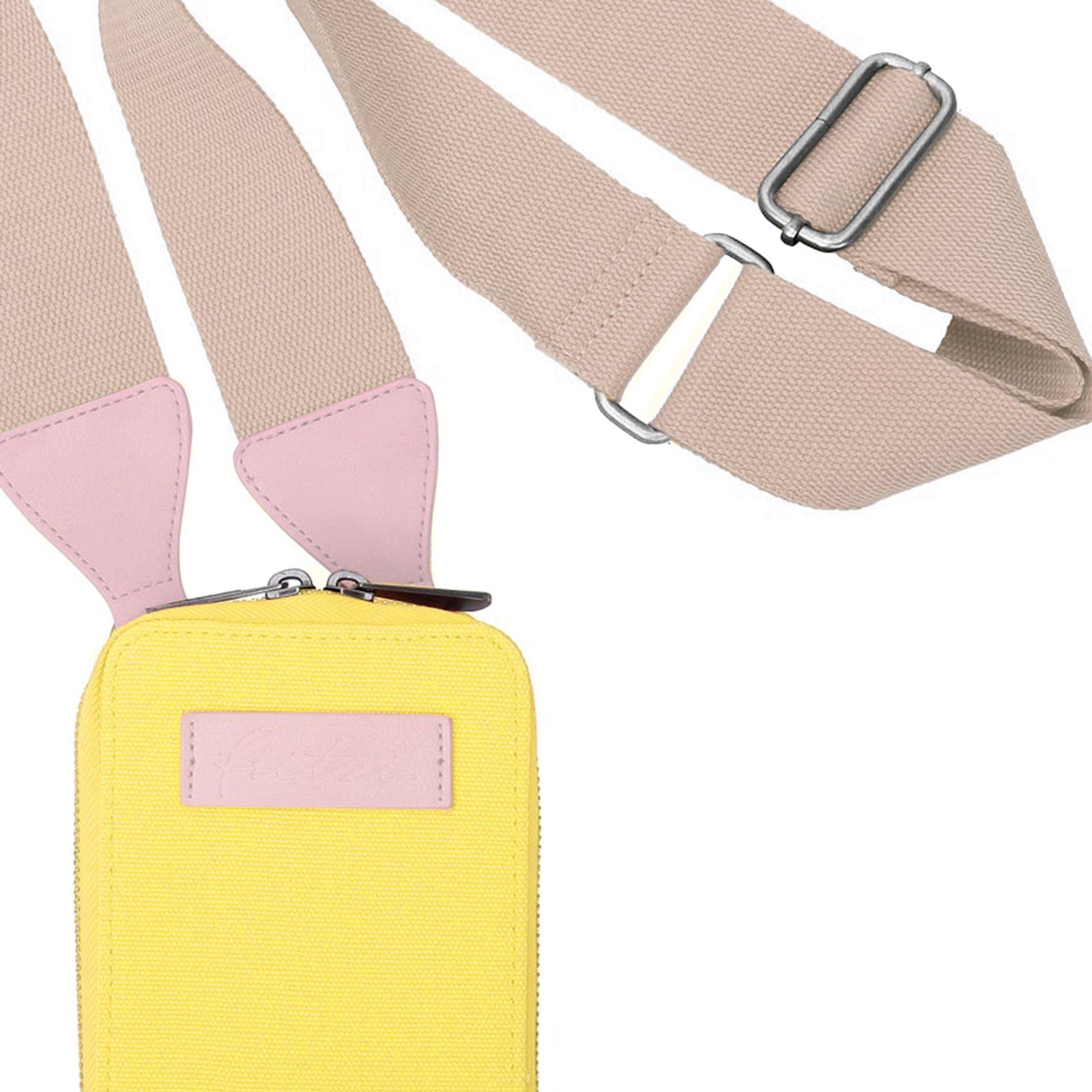 Thumbnail - Fritzi aus Preußen, Handtasche, Izzy08 Jozy Canvas Handytasche 11 cm, Gelb