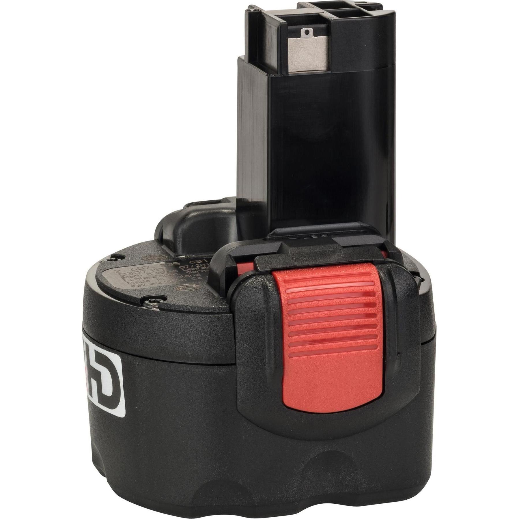 Bosch Professional Zubehör, Werkzeugakku + Ladegerät, Akkupack 9.6 V-O, Standard Duty (SD), 2.6 Ah, NiMH (9.6 V)