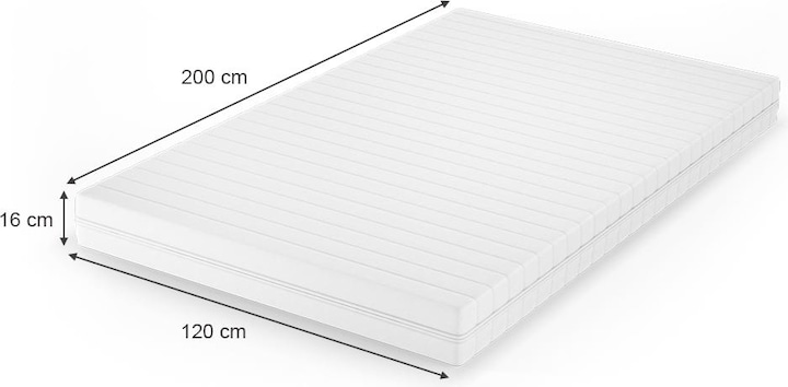 Actual product image VitaliSpa Foamy (120 x 200 cm, Foam core)