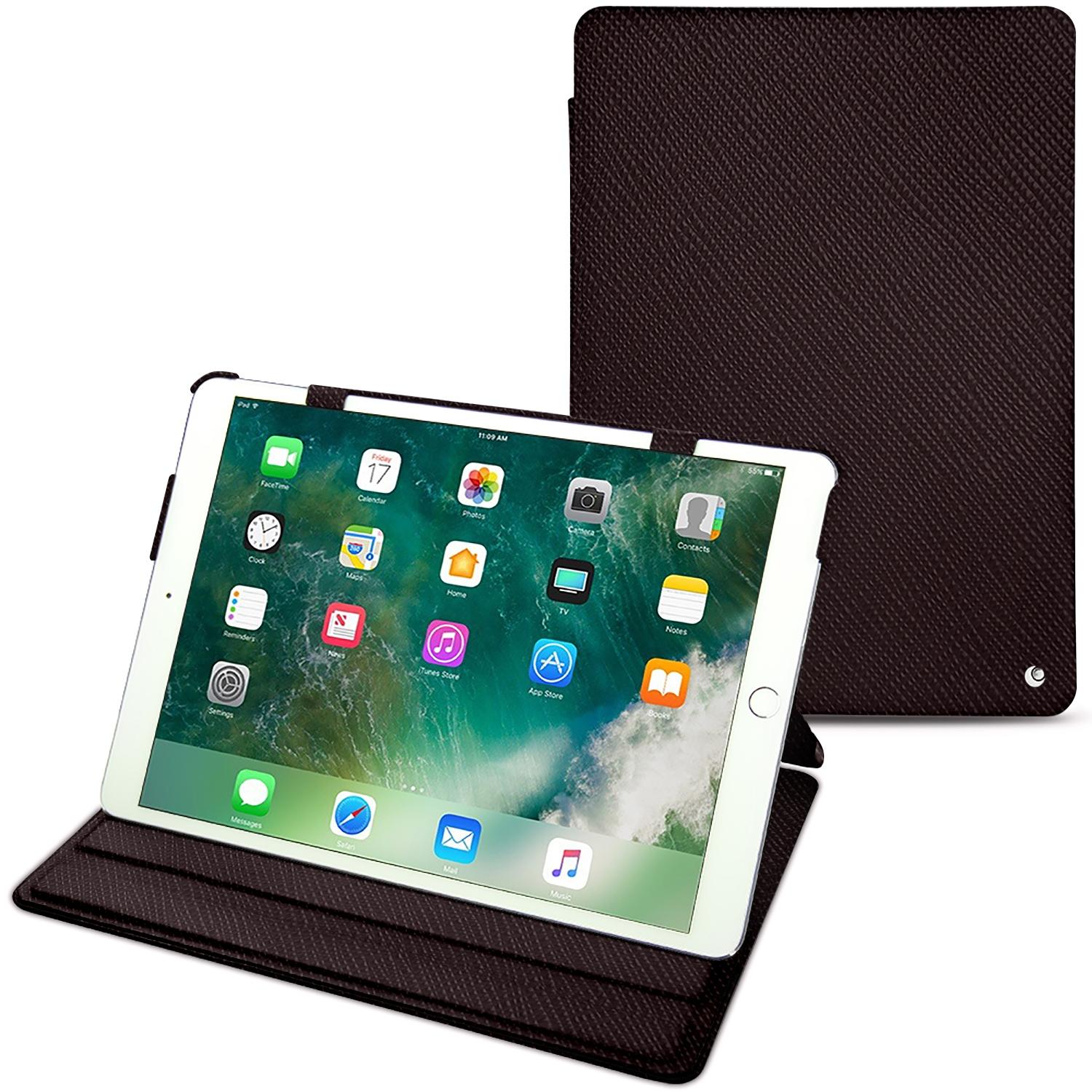 Noreve Lederschutzhülle horizontal (iPad Pro 10.5 2019 (2. Gen)), Tablet Hülle, Braun