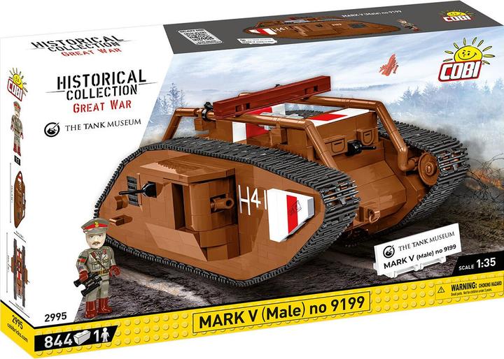 Actual product image Cobi - World War I - Mark V 848 pcs (Not For Sale In Hungary) /Toys