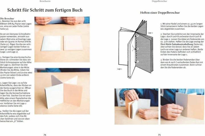Produktbild Handgebunden - Alben, Leporellos und Bücher selber machen (Deutsch, London Centre for Book Arts, 2018)