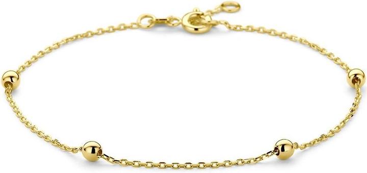 Produktbild Marie Celeste Armband Anker und Bolltjes 1,0 mm 17,5 - 18,5 cm - Gold (17.50 cm, Gelbgold)