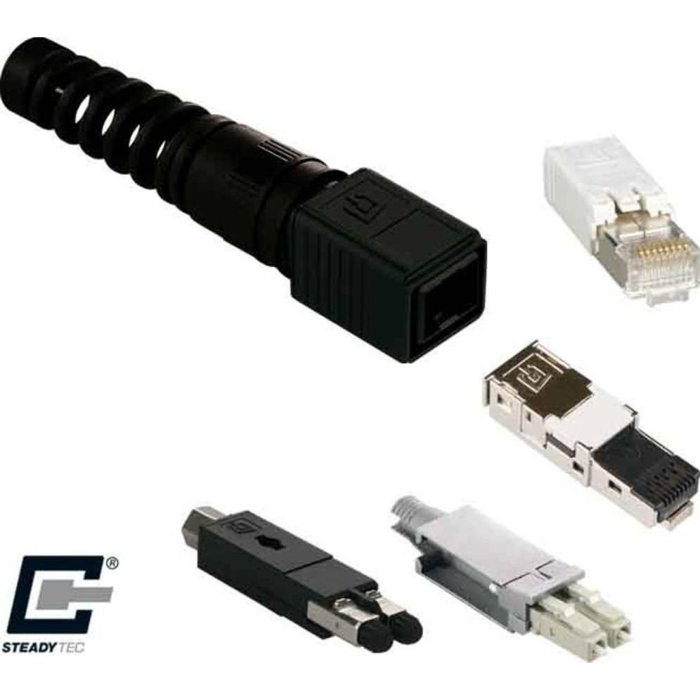 Thumbnail - Metz Connect RJ45 Steckverbinder Industry IP67 V4, Elektronikkabel + Stecker, Schwarz