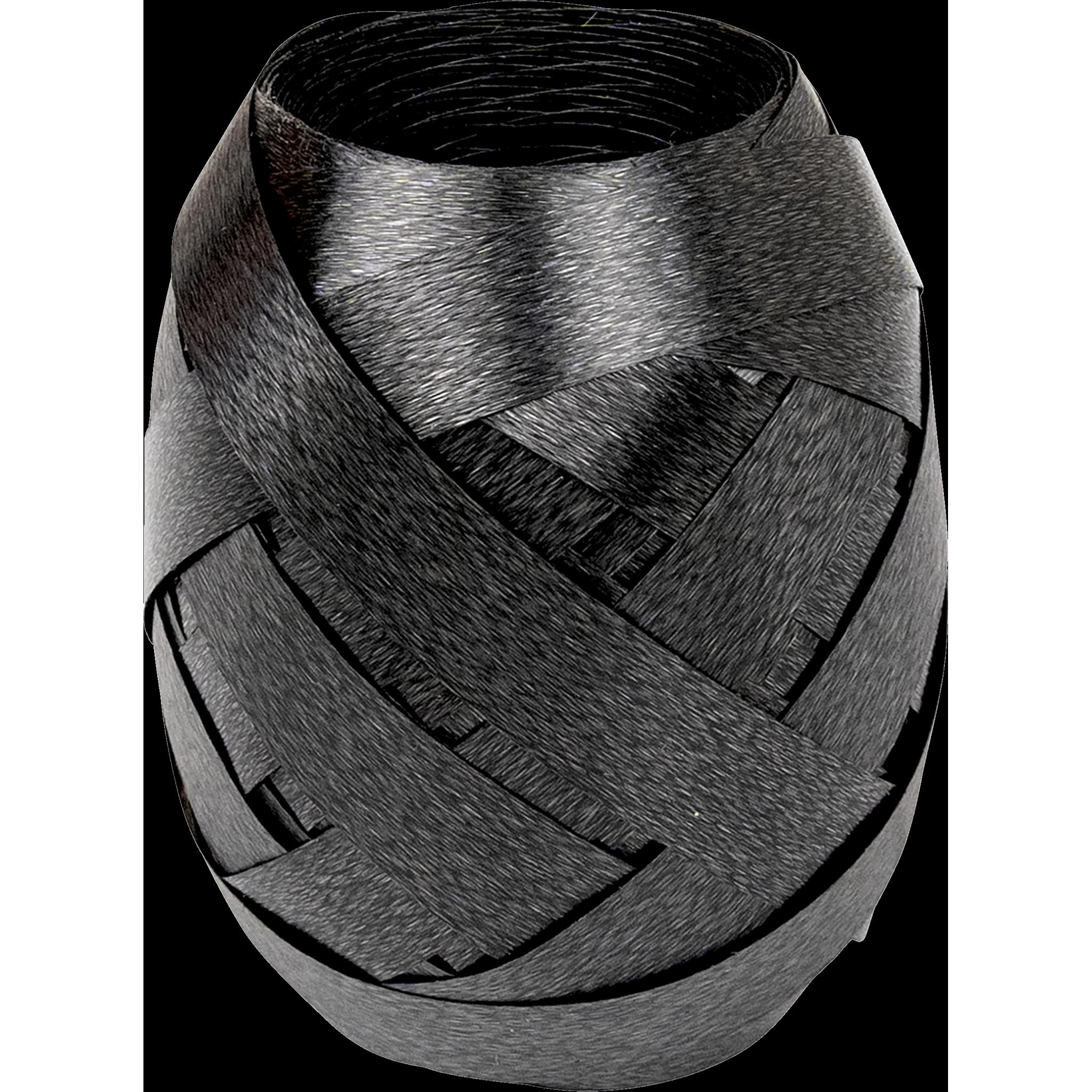 Stewo, Geschenkverpackung, Geschenkband Poly 258341567 schwarz 10mmx30m (Geschenkband)