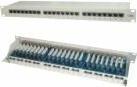 Produktbild Digitus Patch Panel 48,3cm 19Zoll 24Port Cat5e STP geschirmt grau RAL7035 Kabelinstallation mit LSA Leist...