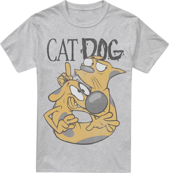 Actual product image CatDog Mens Stuck Together T-Shirt (XL)