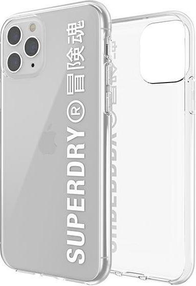 Actual product image Superdry Clear Case transparent cover with logo print (Apple iPhone 11 Pro Max)
