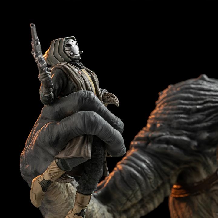 Actual product image Iron Studios Le Livre de Boba Fett statuette 1/20 Demi Art Scale Boba Fett & Rancor 38 cm