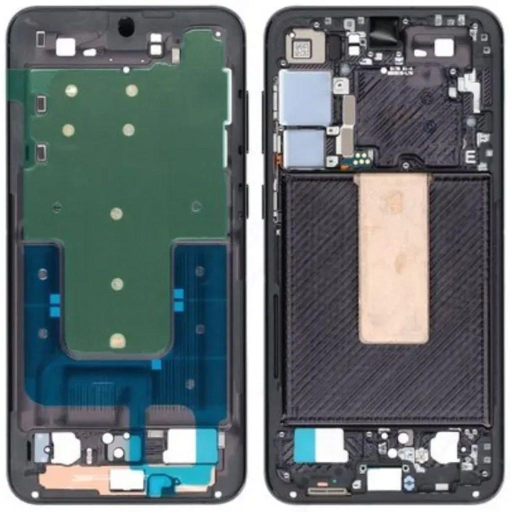 Samsung Galaxy S23+ S916 LCD Frame - Phantom Black (Display), Mobilgerät Ersatzteile, Schwarz