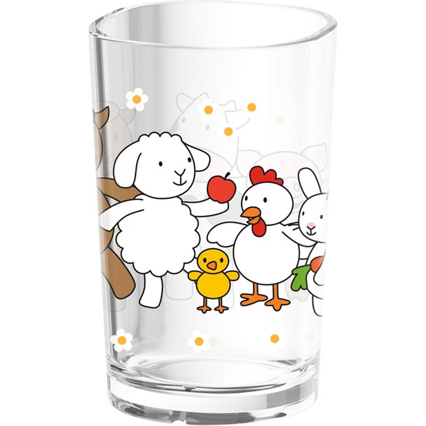 6x Emsa, Kindergeschirr + Kinderbesteck, Bauernfamilie
