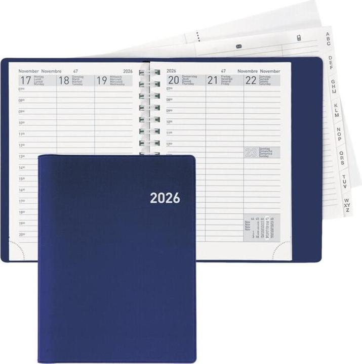 Image du produit Biella Agenda de poche Rex Wire-O (Allemand, Français, Anglais, Italien)