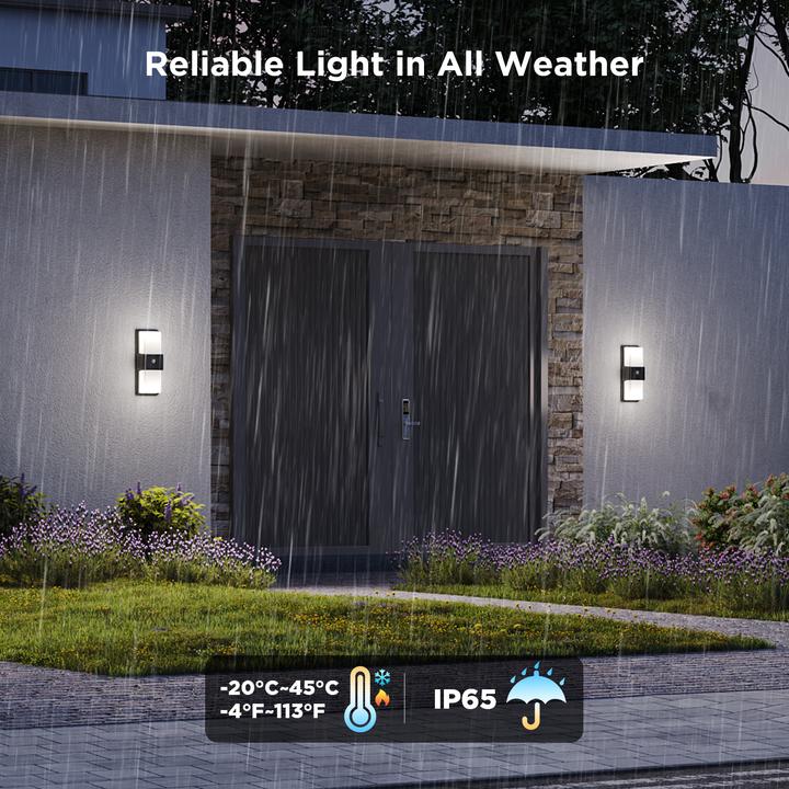 Actual product image Govee Smart Outdoor Wall light (1500 lm, IP65)
