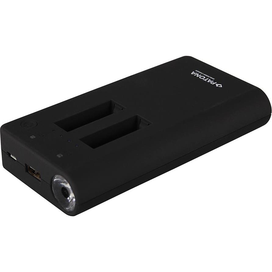 Patona Powerbank für 2x GoPro Hero 4 Akkus inkl. USB-Output, Accessori action cam