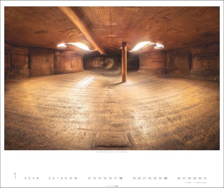 Produktbild Architecture in Music Kalender 2026 - Musikinstrumente von innen (55 x 46 cm)