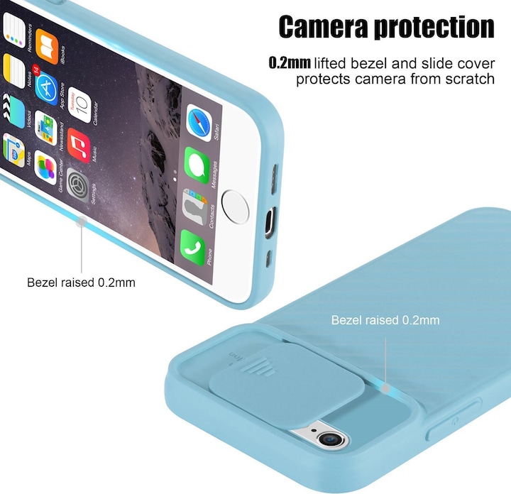 Actual product image Cadorabo TPU cover with camera protection (Apple iPhone 6)