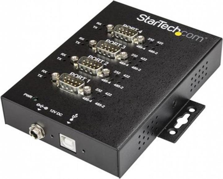 Actual product image StarTech 4 Port Industrial USB to RS232/422/485 Serial Adapter - 15kv ESD Protection - USB to Serial A...