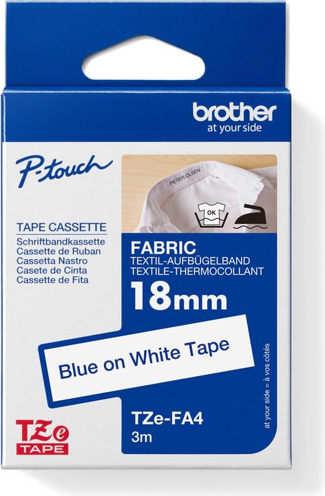 Produktbild Brother TZeFA4 (2.30 cm, Blau)