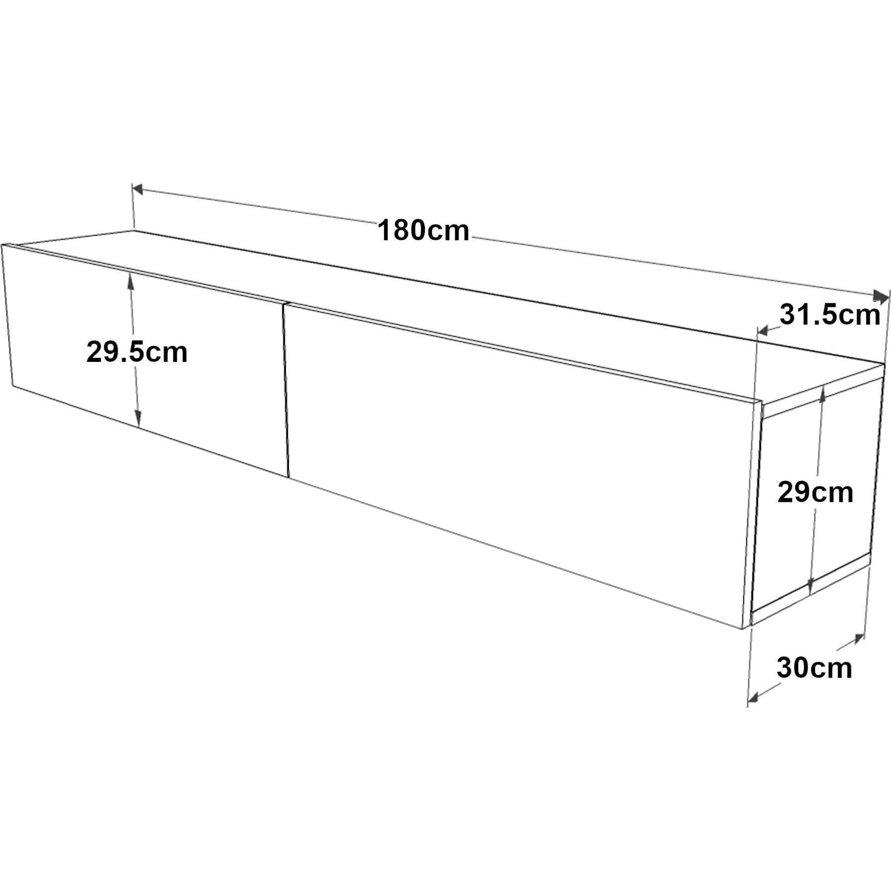 Thumbnail - En.Casa, TV Möbel, Lapinlahti (180 x 31.5 x 29.5 cm)