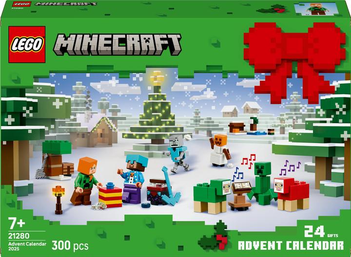 Produktbild LEGO Adventskalender 2025 (LEGO Minecraft, 21280)