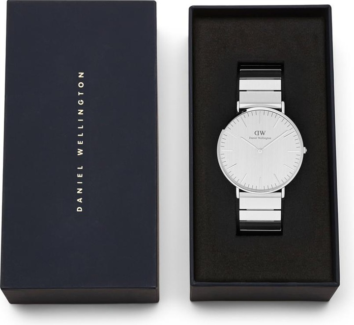 Produktbild Daniel Wellington Classic Piano Link Silver Unitone (Analoguhr, 40 mm)