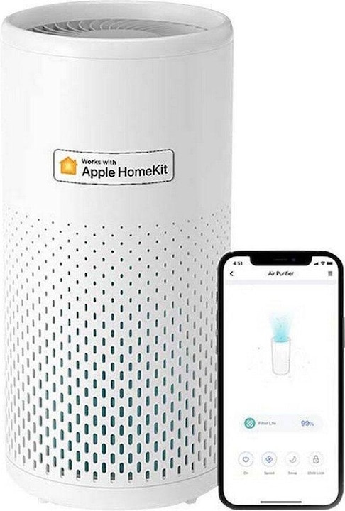 Meross MERO MAP100 Smart HEPA 13 Air Purifier (19 m²)