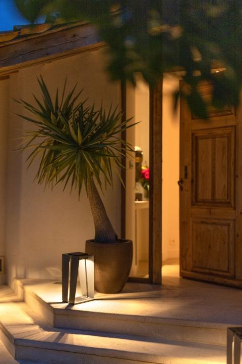 Produktbild Les Jardins Skaal Solarlaterne Alu Small Model 500 lumens (500 lm)