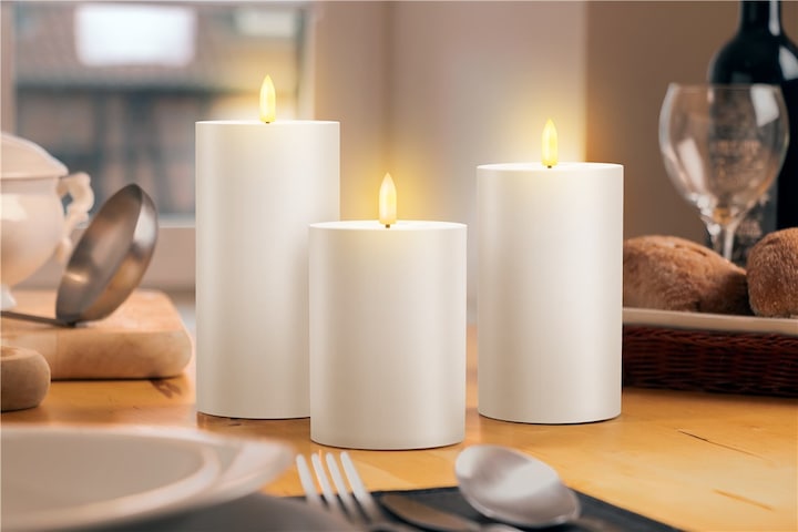 Image du produit Goobay Lot de 3 bougies LED "Outdoor (3 x)
