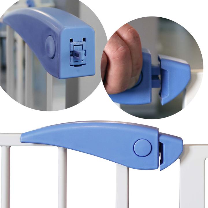 Immagine prodotto Wiltec Cancello per scale regolabile Toboli 75-82 cm Cancello di sicurezza per porte