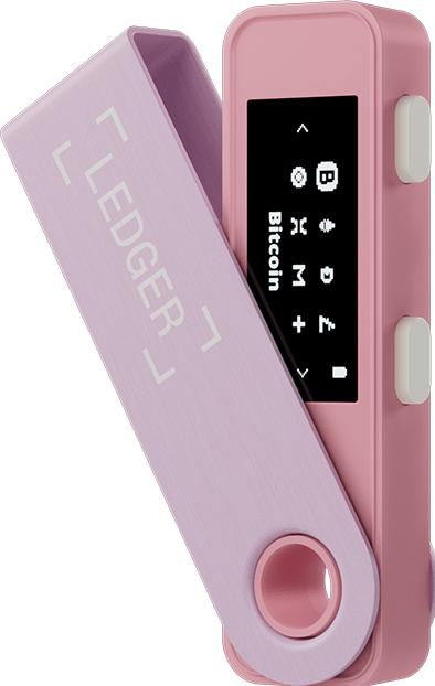 Actual product image Ledger Nano S Plus - Pastel Pink (Bitcoin, Ethereum Classic, Others)
