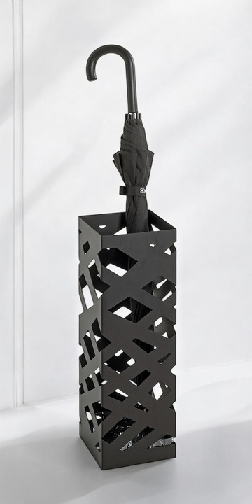 Actual product image HAKU Möbel Cast Iron Umbrella Stand, Rectangular (16 x 16 x 48 cm)