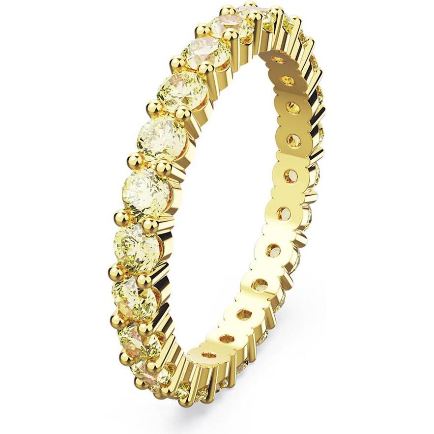 Thumbnail - Swarovski, Ring, Matrix Ring Rundschliff Gelb Gold, (55)
