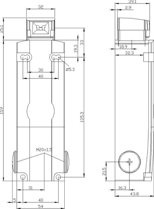 Produktbild Siemens Magnetschalter,Sperrvers.,24VDC