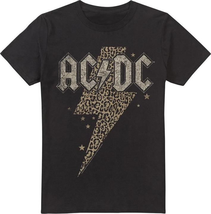 Actual product image AC/DC Mens Leopard Print Bolt T-Shirt (3XL)