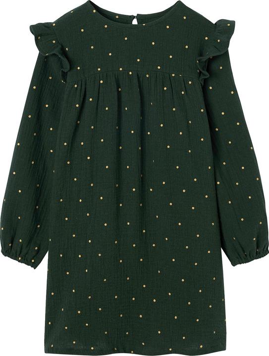Image du produit Vertbaudet Robe fille à volants en mousseline (98)
