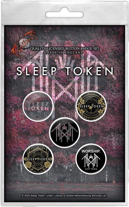 Image du produit Sleep Token - Ensemble de badges EVEN IN ARCADIA