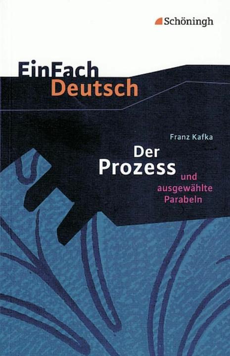 Produktbild Franz Kafka: Der Prozess (Deutsch, Norbert Schläbitz, 2001)